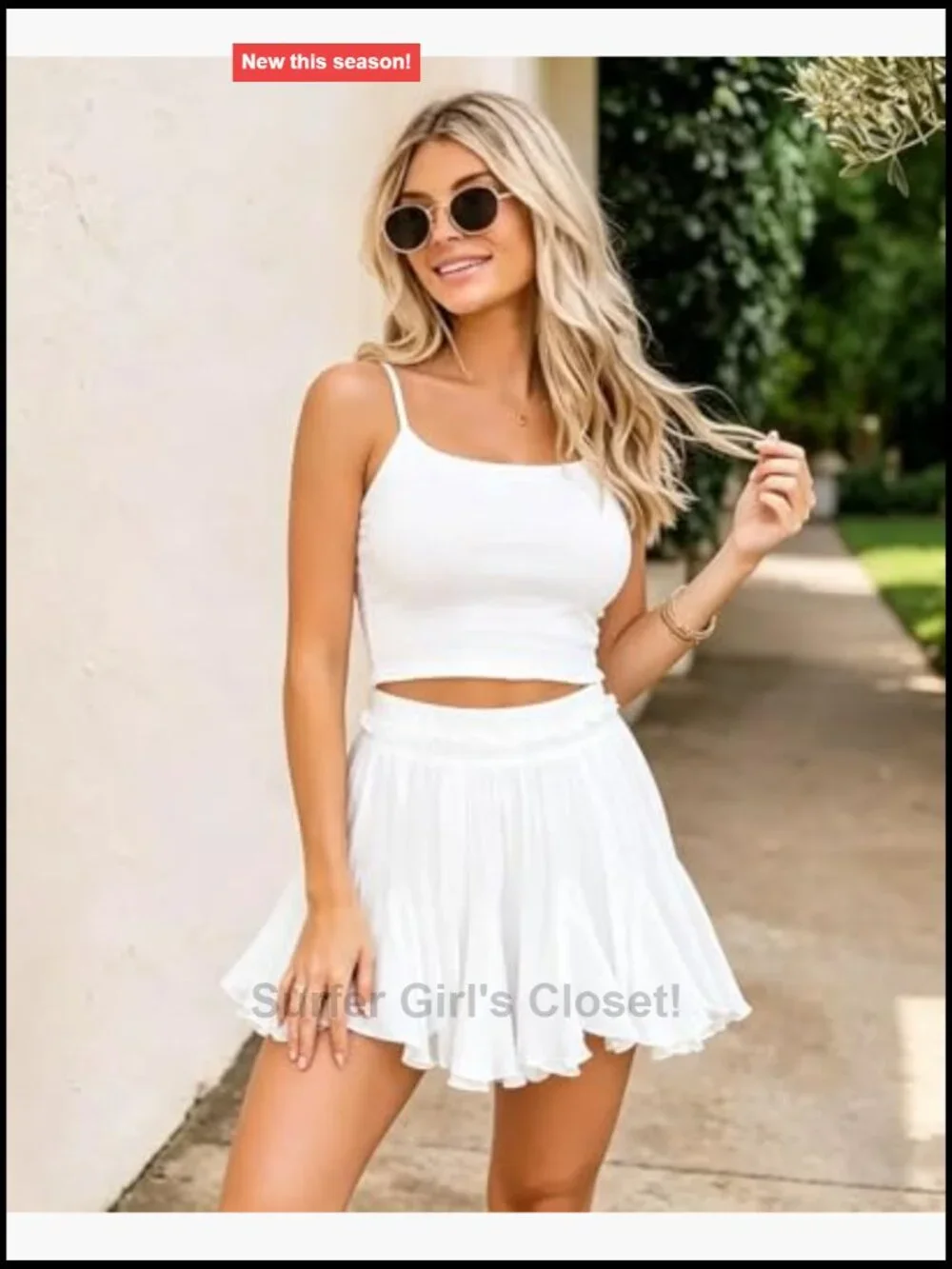 Flowy Linen Boho Skorts with Pockets Mini Pleated High Waist Summer